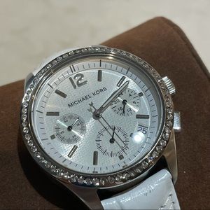 Michael Kors Leather Strap Watch